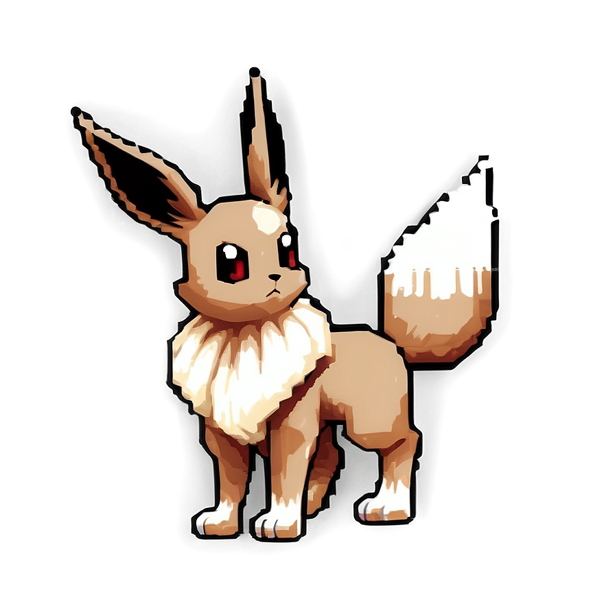 Pixel Art Eevee Sprite Png 18