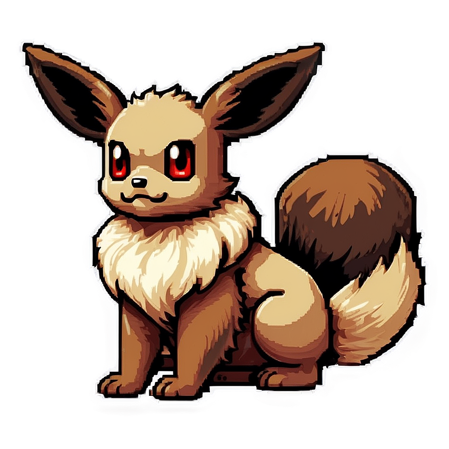 Pixel Art Eevee Sprite Png Ghn