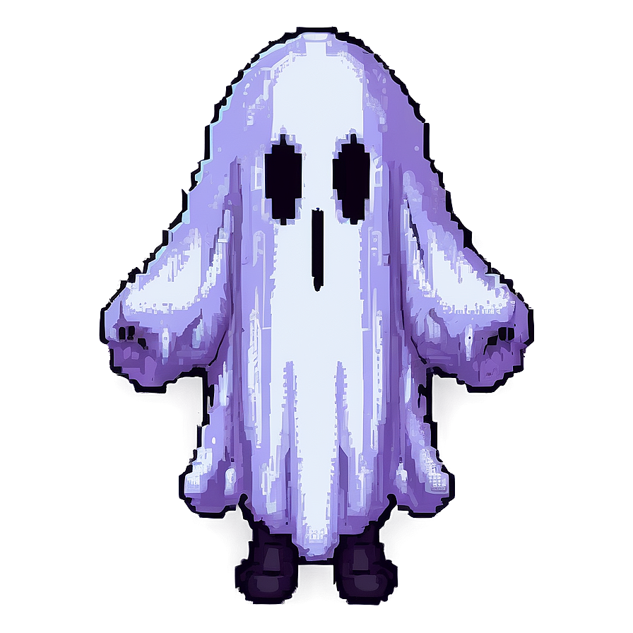 Pixel Art Ghost Character Png 18