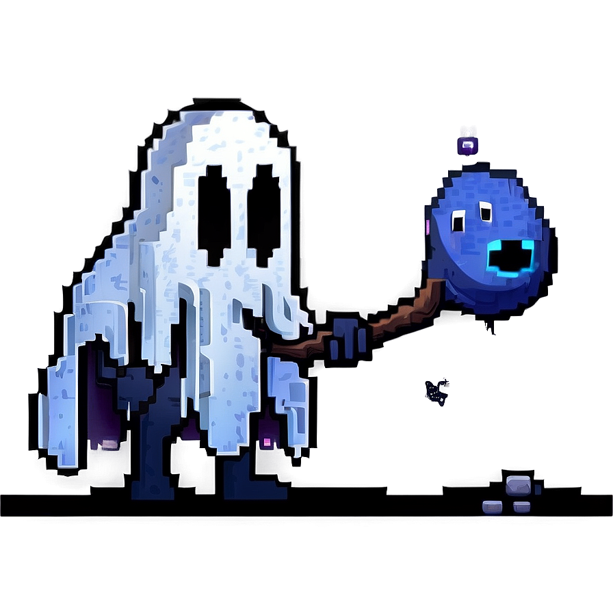 Pixel Art Ghost Character Png 56