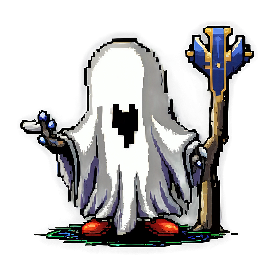 Pixel Art Ghost Png 50