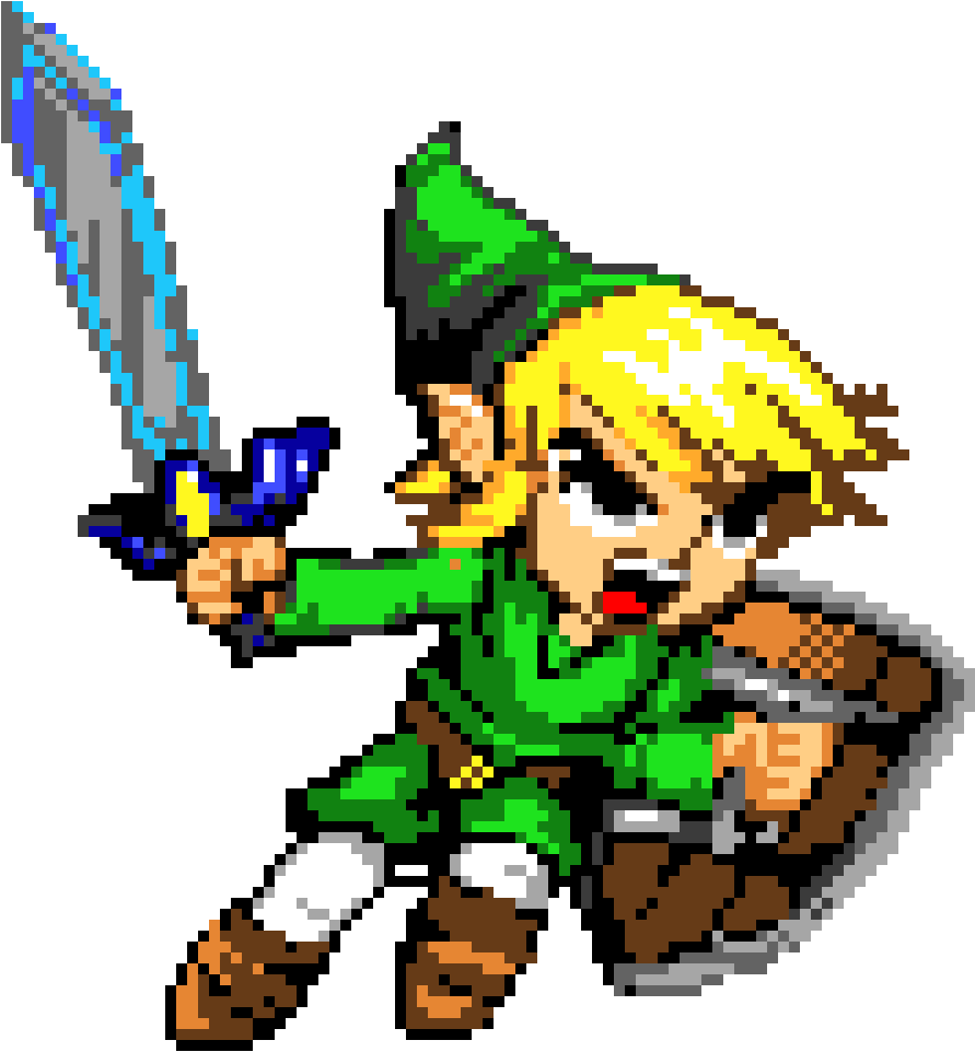 Toon Link Pixel Art, HD Png Download PNG with transparent background