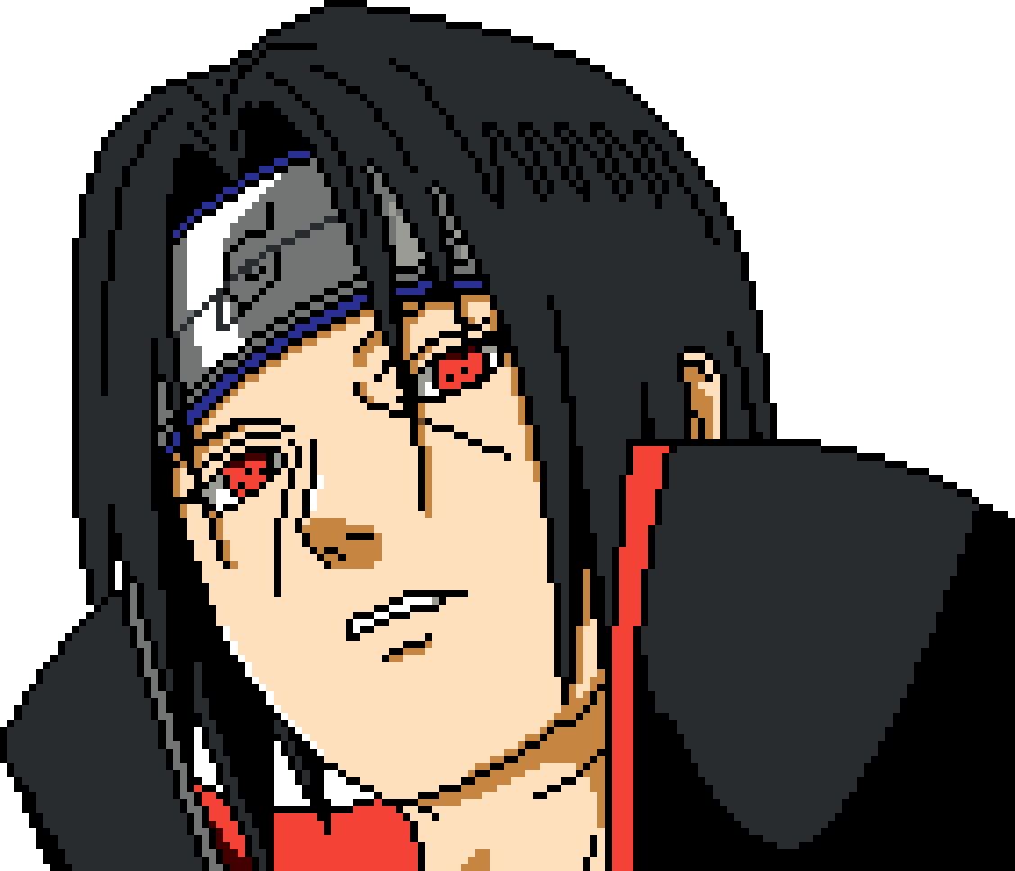 Pixel Art Itachi Uchiha, HD Png Download PNG with transparent background