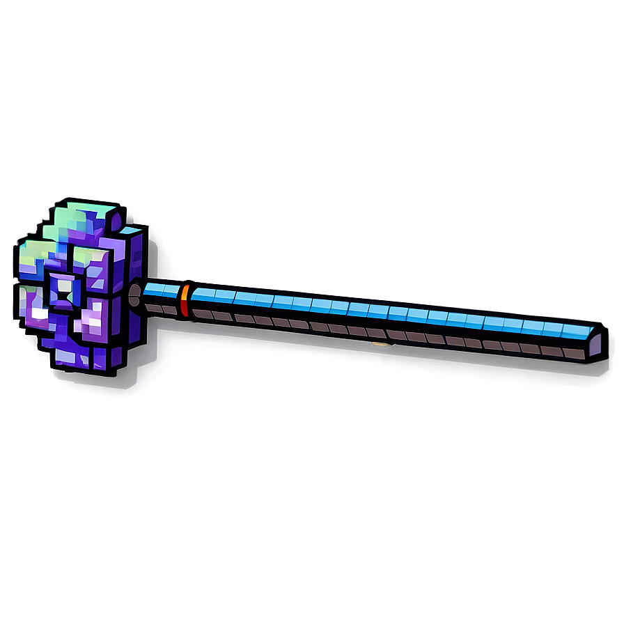 Pixel Art Magic Wand Png 22