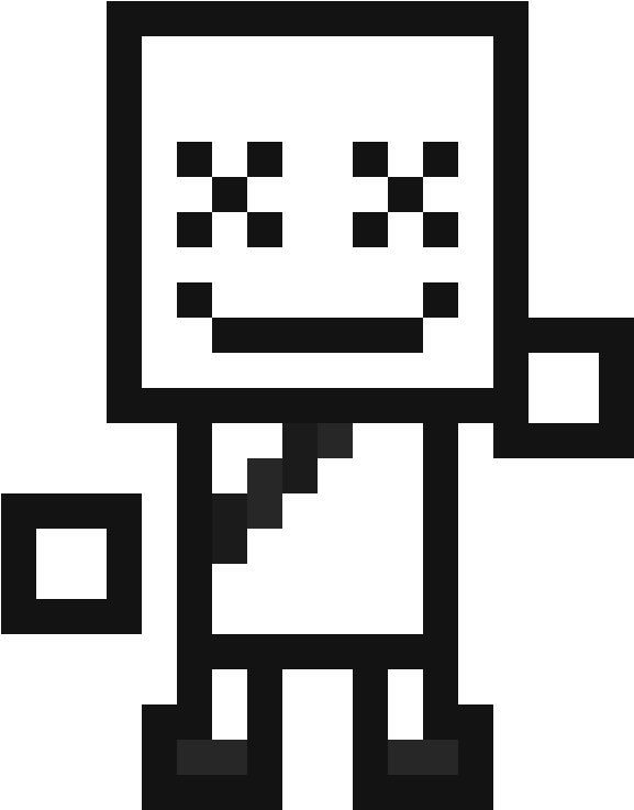 Pixel Art Marshmello D J