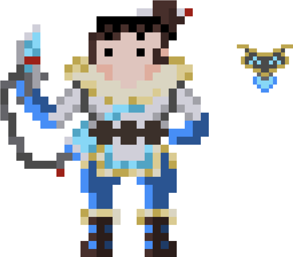 Pixel Art Mei Overwatch