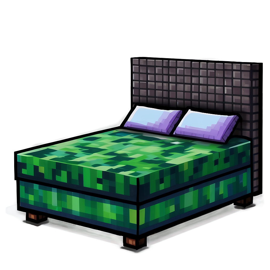 Pixel Art Minecraft Bed Png Uyg32