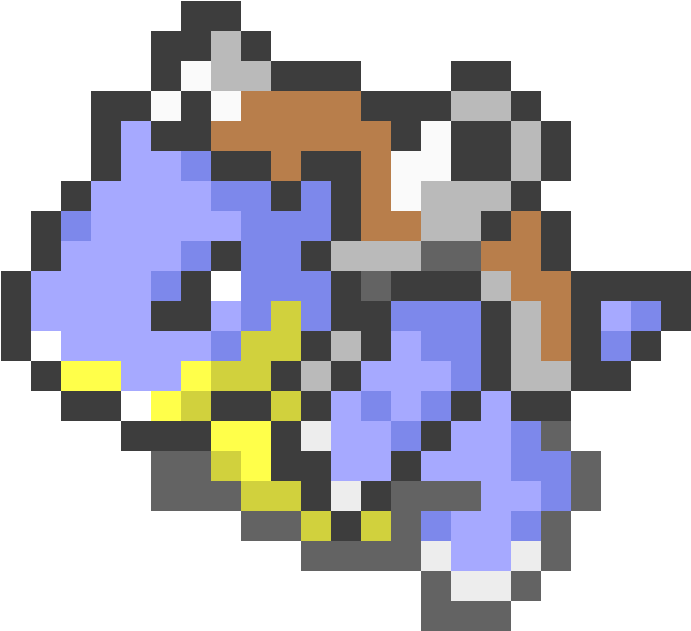 Pixel Art Pokemon Blastoise, HD Png Download PNG with transparent background