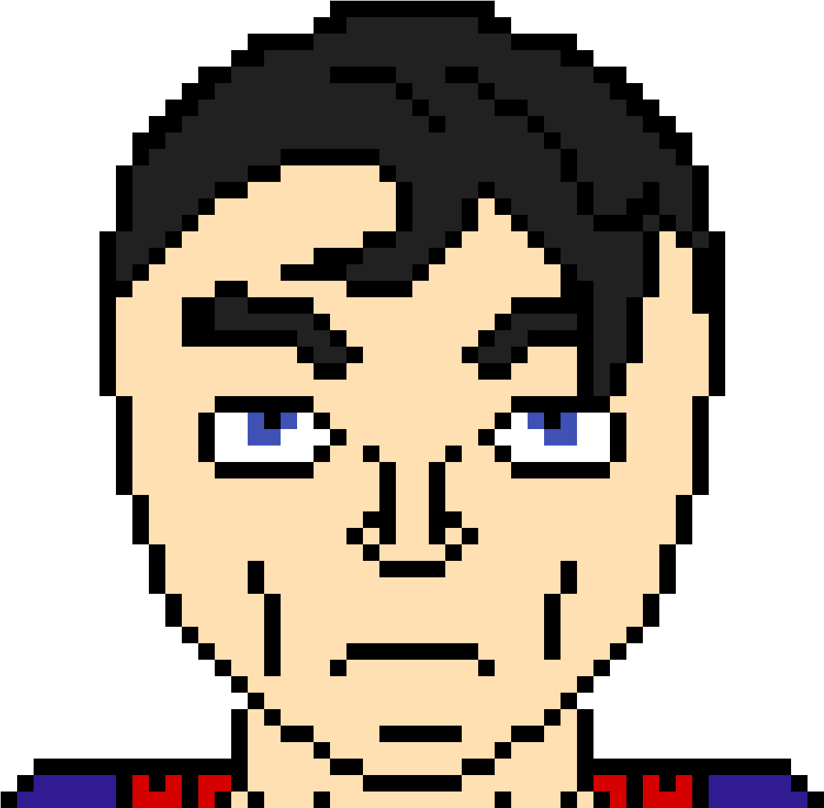 Pixel Art_ Portrait_of_a_ Man