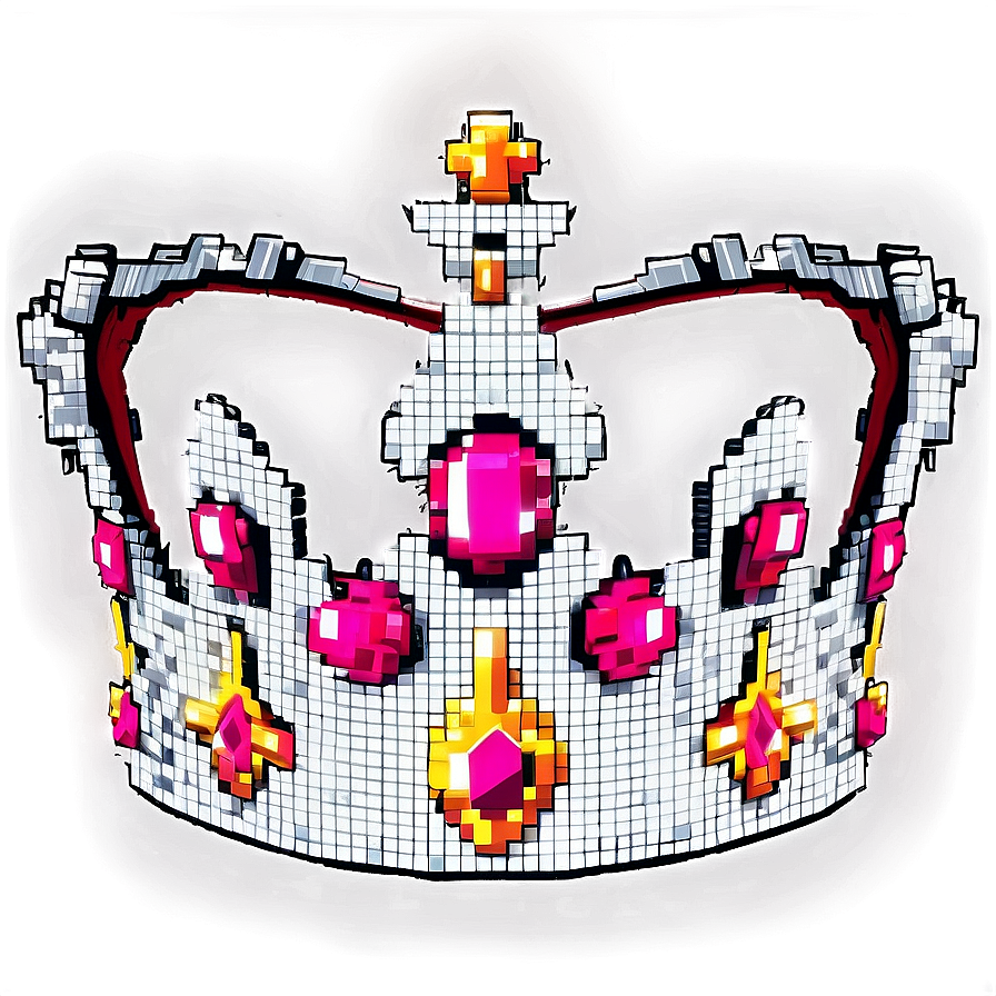 Pixel Art Princess Crown Png 67