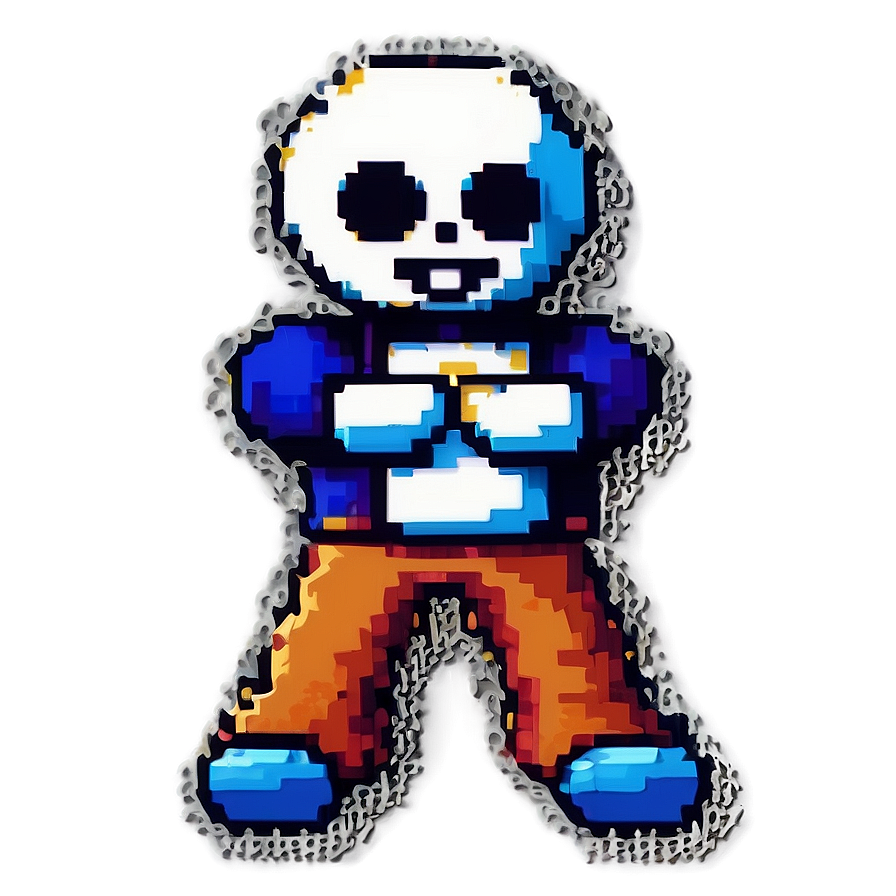 Pixel Art Sans PNG qmd PNG with transparent background