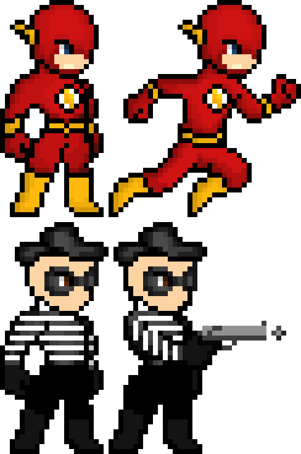 Pixel_ Art_ Speedster_and_ Thieves