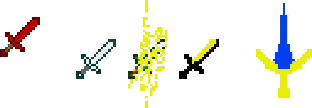 Pixel Art Swords Collection