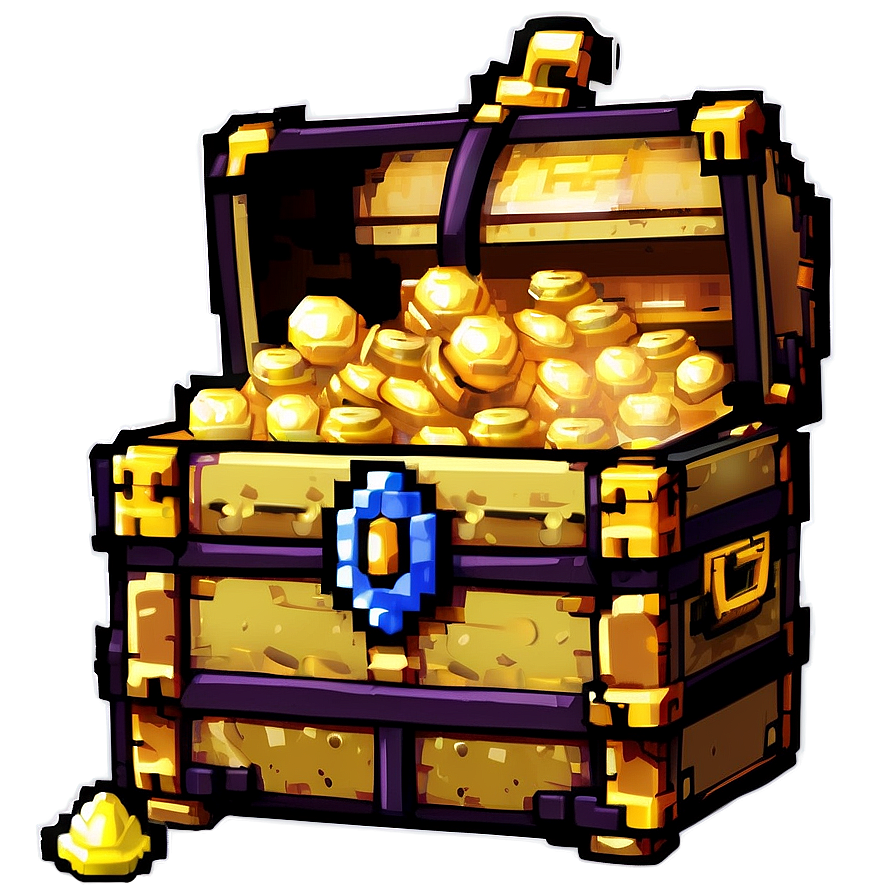 Pixel Art Treasure Chest Png 92