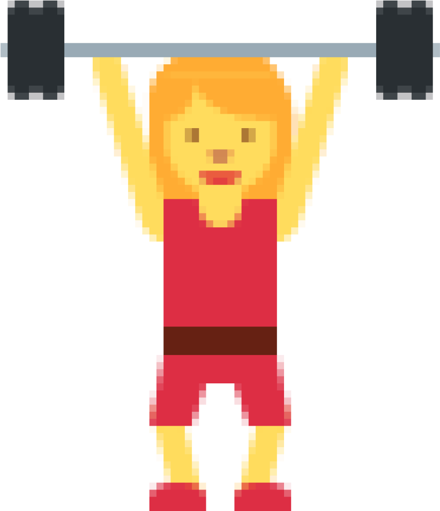 Pixel Athlete Overhead Lift