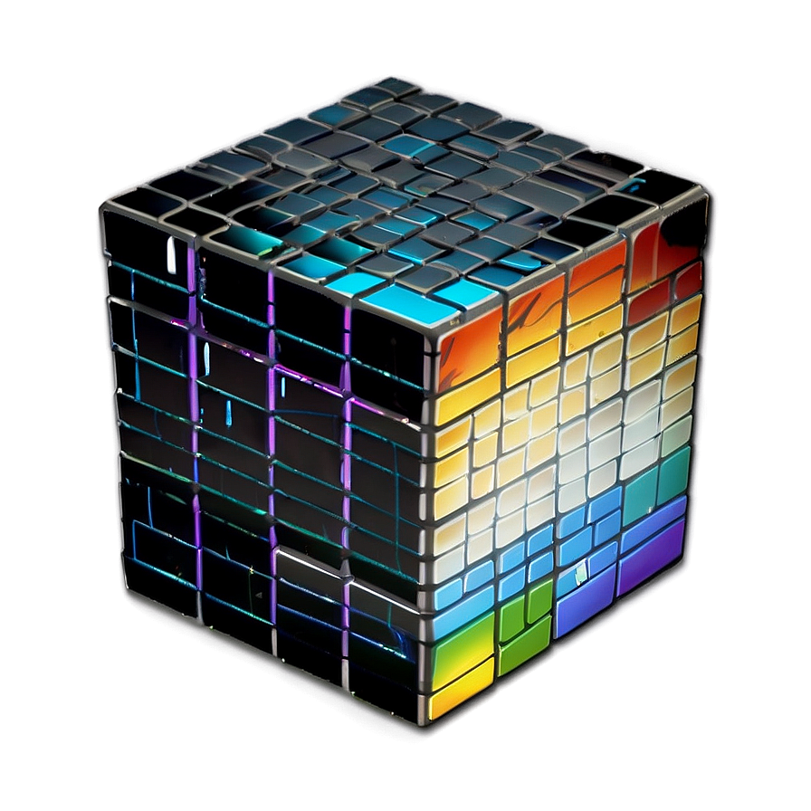 Pixel Cube Png Crn63