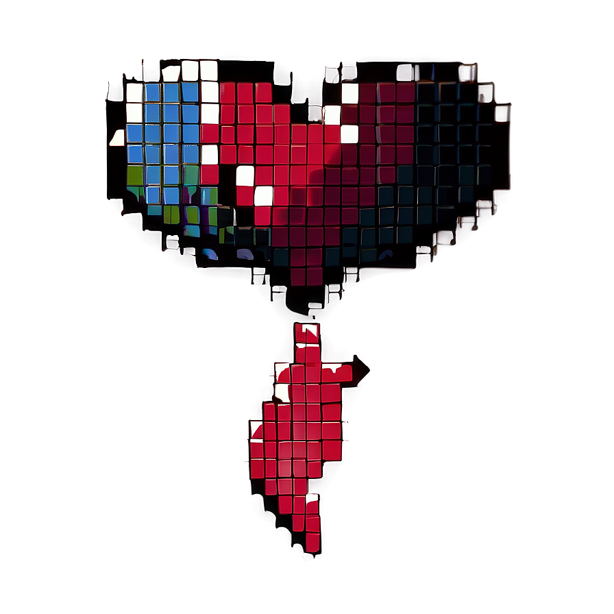 Pixel Heart Design PNG xxc94 PNG with transparent background