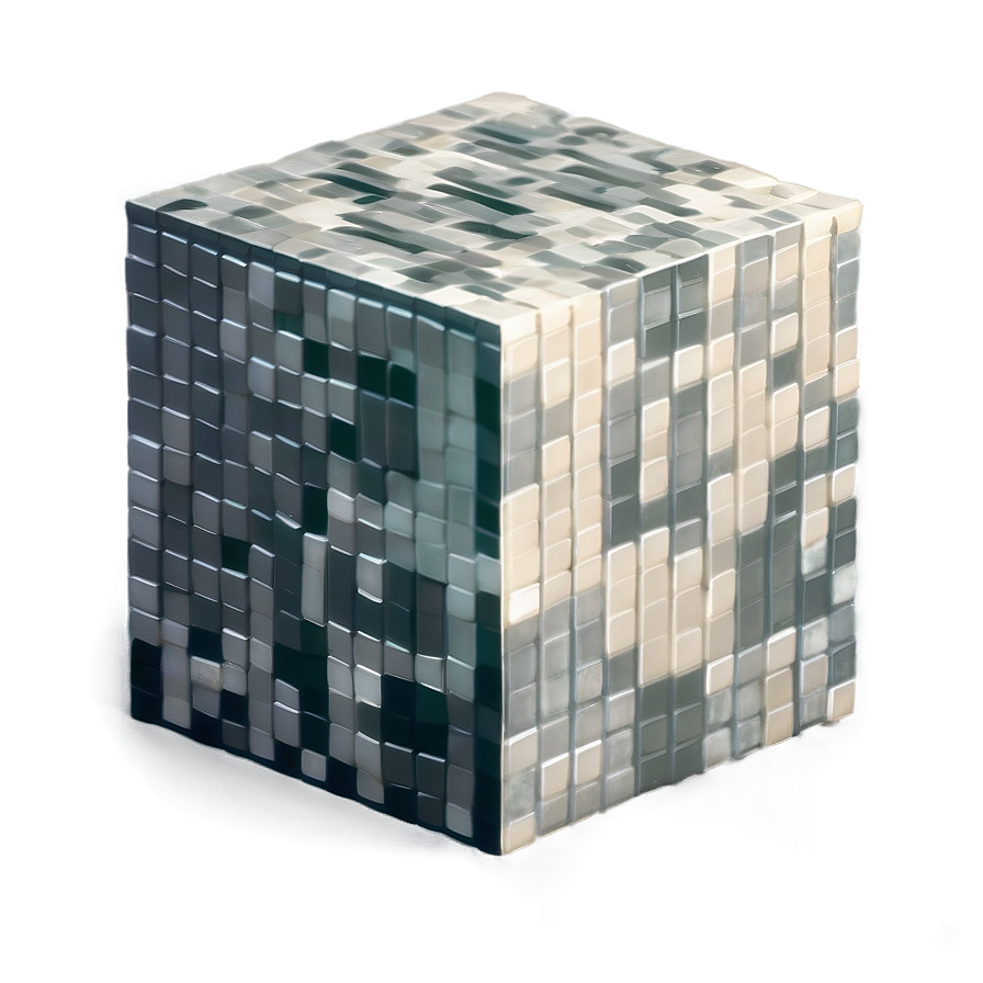 Pixel Minecraft Block Png 06112024