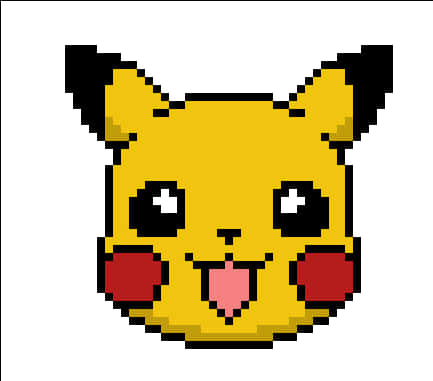 Pixel Pikachu Artwork