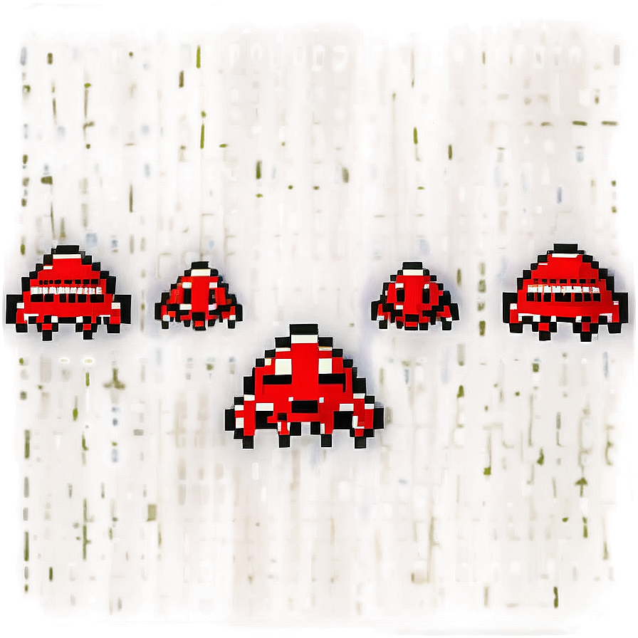 Pixel Space Invaders Png 06112024