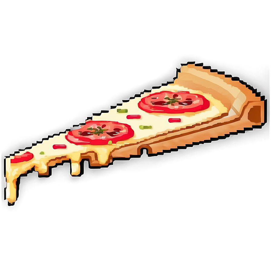 Pixel Style Pizza Slice Png 78