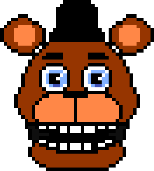 Pixelated_ Brown_ Bear_ Character