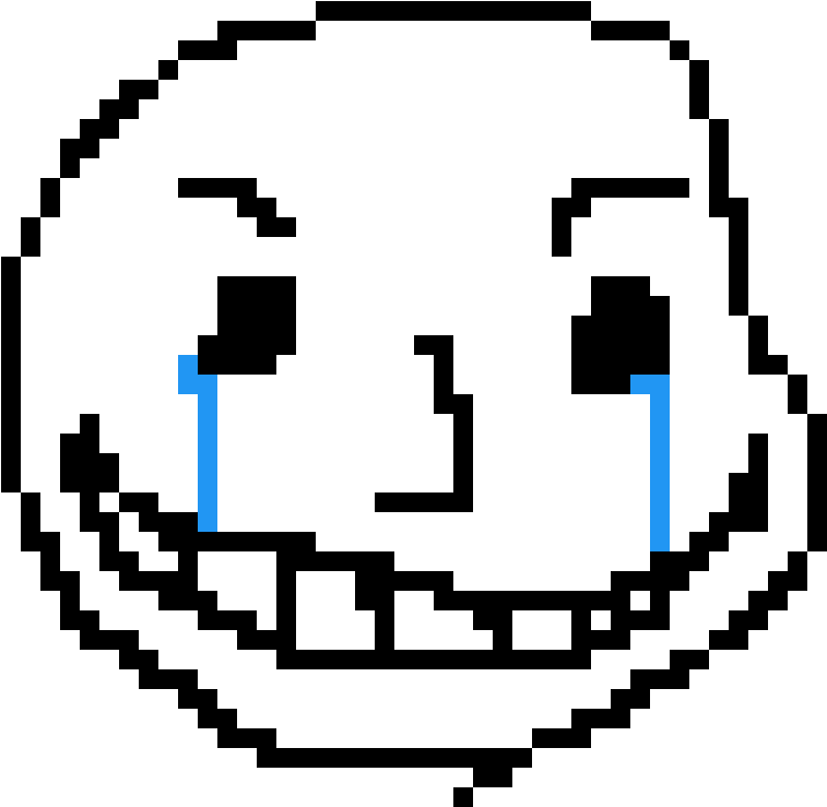 - Sans Head Pixel Art , Png Download - Undertale Sans Head Png, Transparent Png PNG with transparent background