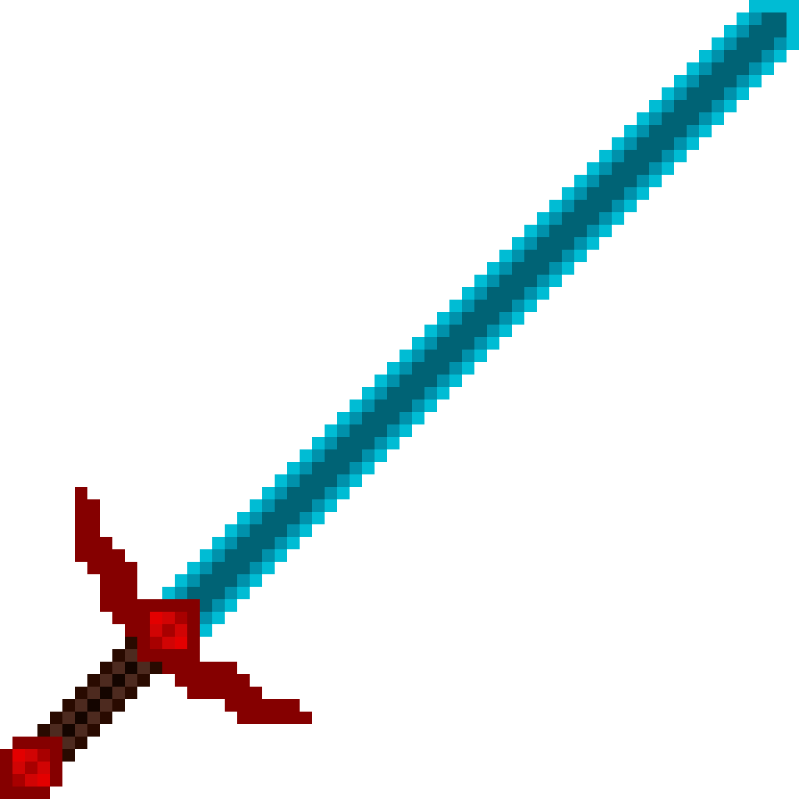 Diamond Sword - Sword PNG image with a transparent background, free high-resolution download
