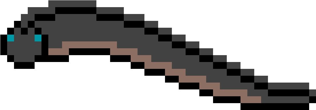 Pixelated Eel Artwork