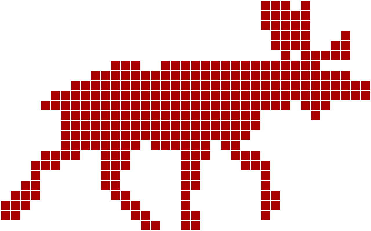 Elk Pixel Art, HD Png Download PNG with transparent background