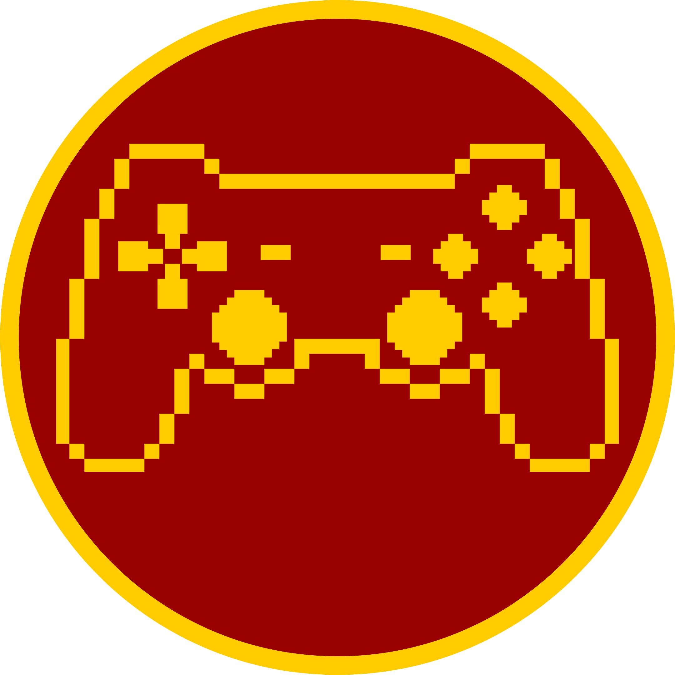 Pixelated Game Controller Icon