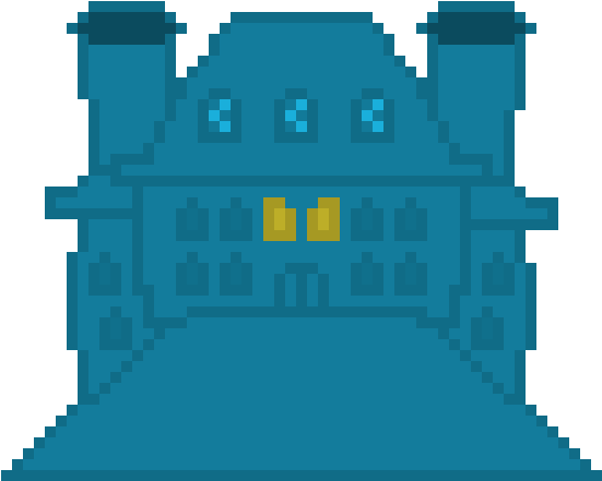 Haunted Mansion Pixel Art, HD Png Download PNG image with a transparent background, free high-resolution download
