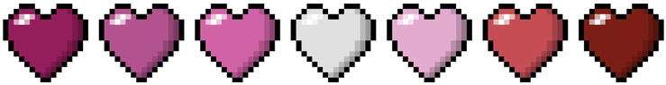 Picture - Rainbow Pixel Hearts Png, Transparent Png PNG with transparent background