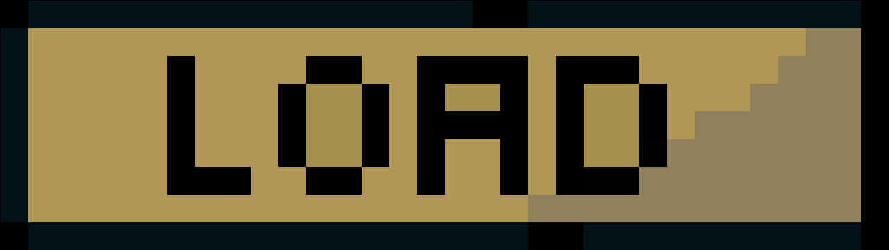 Pixelated Loading Bar PNG with transparent background