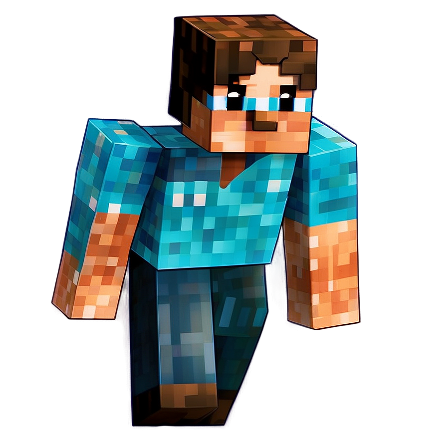 Pixelated Minecraft Characters Png Neo