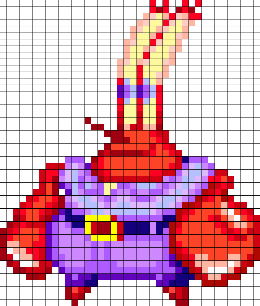 Pixelated Mr Krabs Artwork