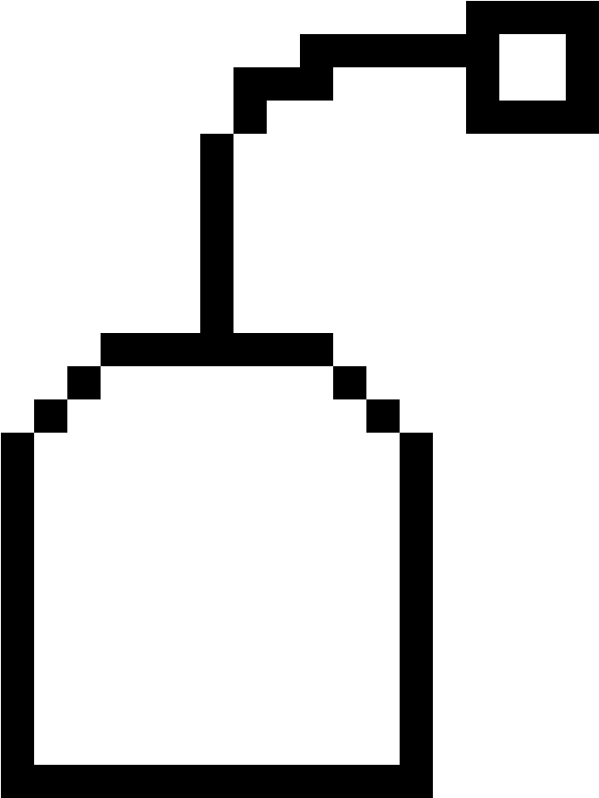 Fuse Bead Pattern Halloween Clipart , Png Download - Spreadsheet Pixel Art Emoji, Transparent Png PNG with transparent background