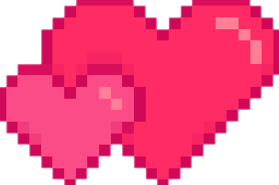#heart #hearts #pixelated #pixelart #freetouse - Pixel Heart Transparent Background, HD Png Download PNG with transparent background