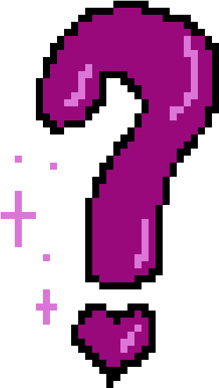 Png Pixel Question Mark, Transparent Png PNG with transparent background