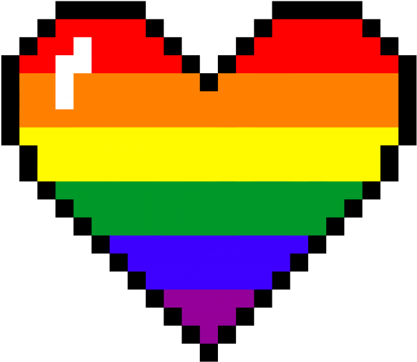 Transparent Heart Art Png - Pixel Art Of A Heart, Png Download PNG with transparent background