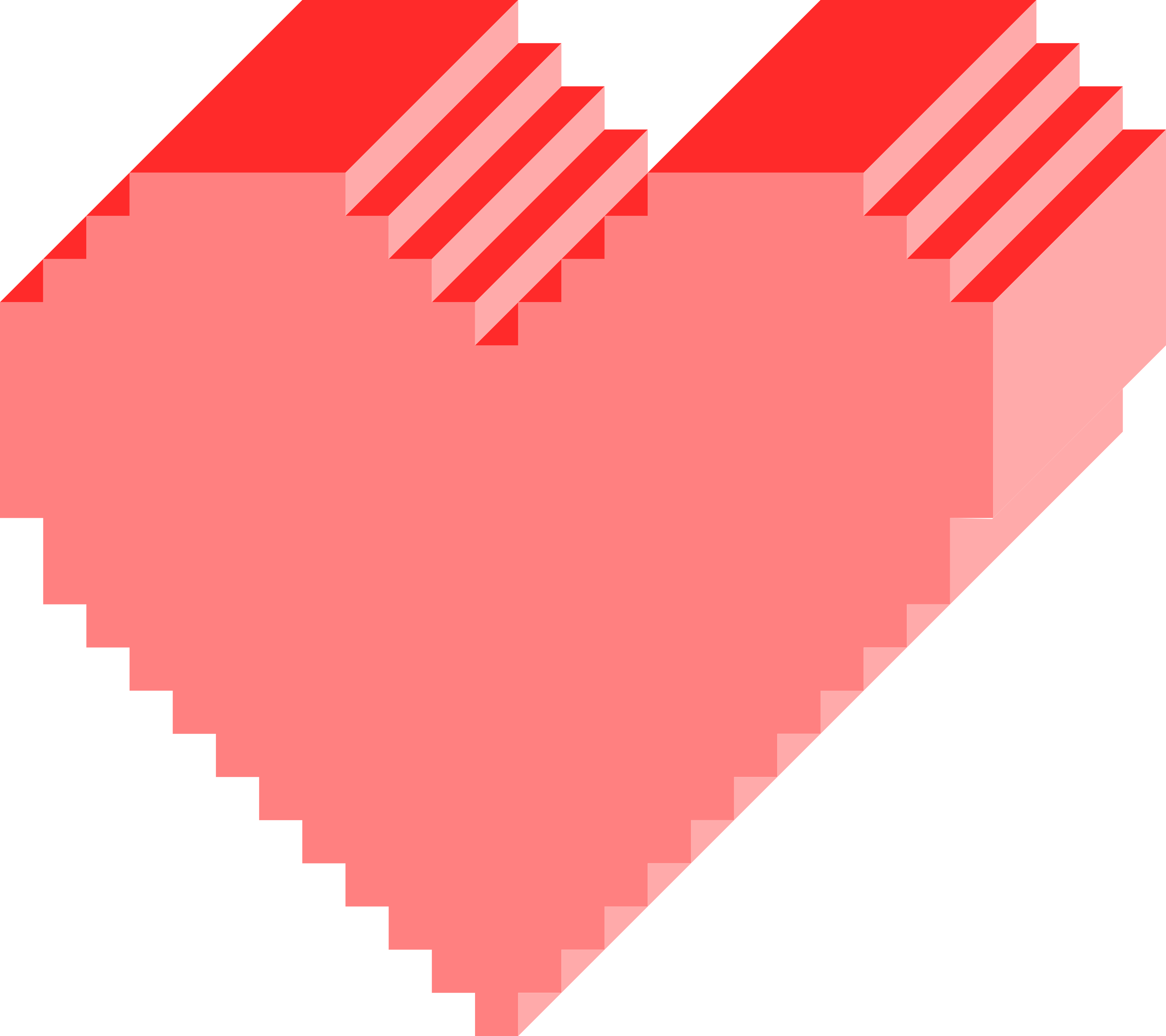 Transparent Dark Smoke Png - 3d Pixel Heart Transparent, Png Download PNG with transparent background