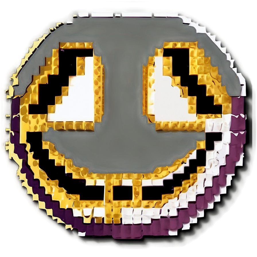 Pixelated Smiley Face PNG 06112024 PNG with transparent background