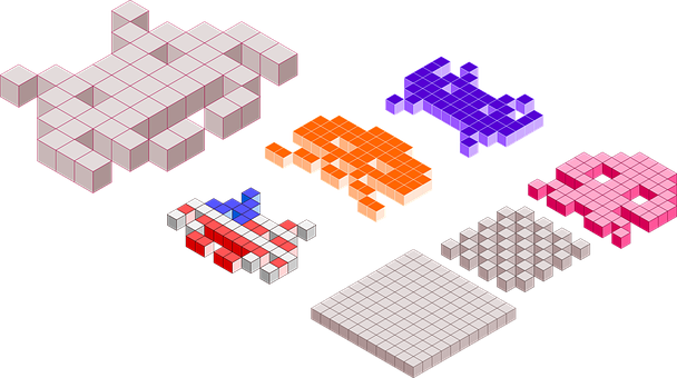 Pixelated_ Space_ Invaders PNG with transparent background