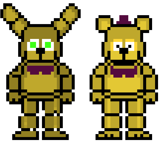 Pixel Art De Fnaf, HD Png Download PNG with transparent background