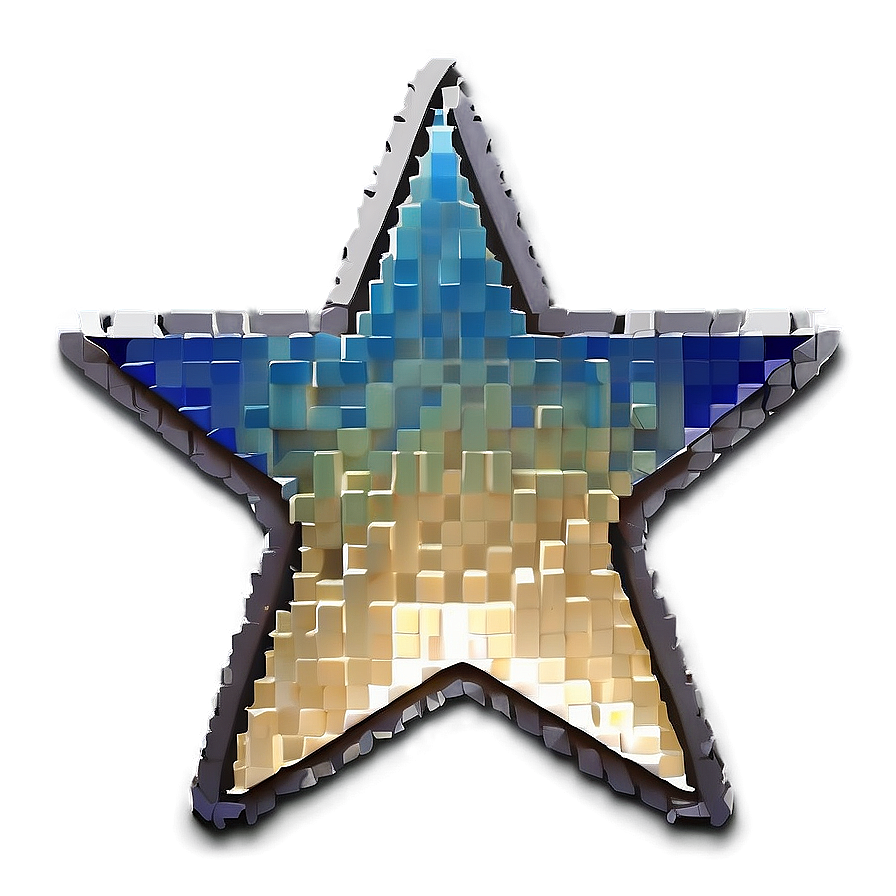 Pixelated Star Logo Png Cmp