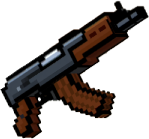 Pixelated Submachine Gun