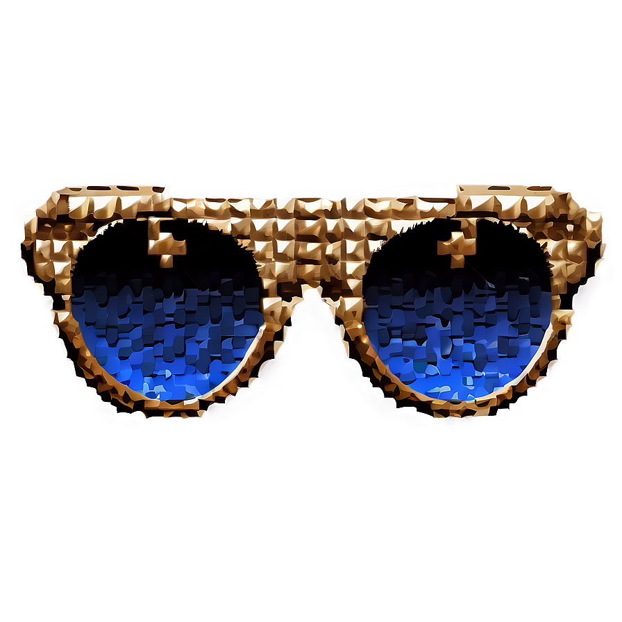 Pixelated Sunglasses Png Vve99