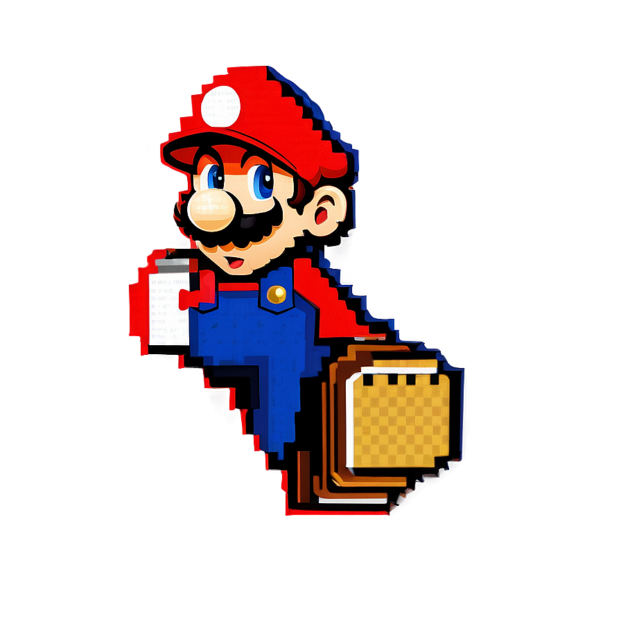 Pixelated Super Mario Png Nwi5