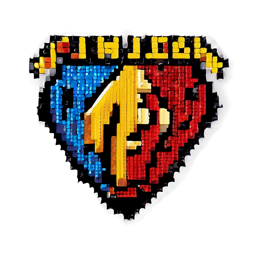 Pixelated Superhero Logo Png Nbl