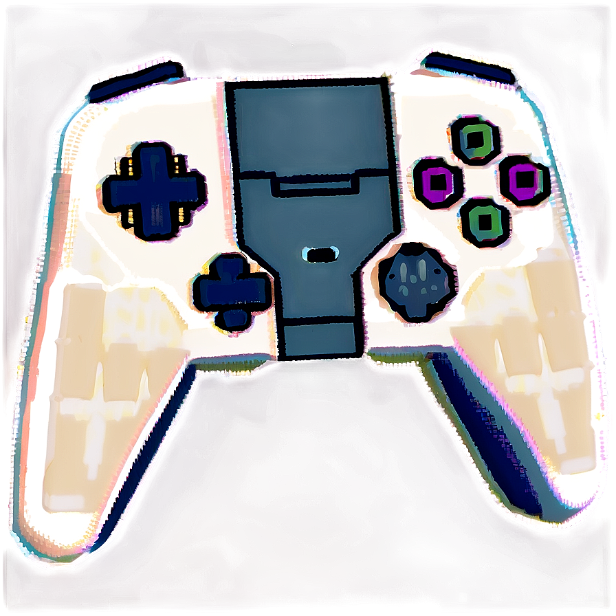 Pixelated Video Game Controller Png 06112024